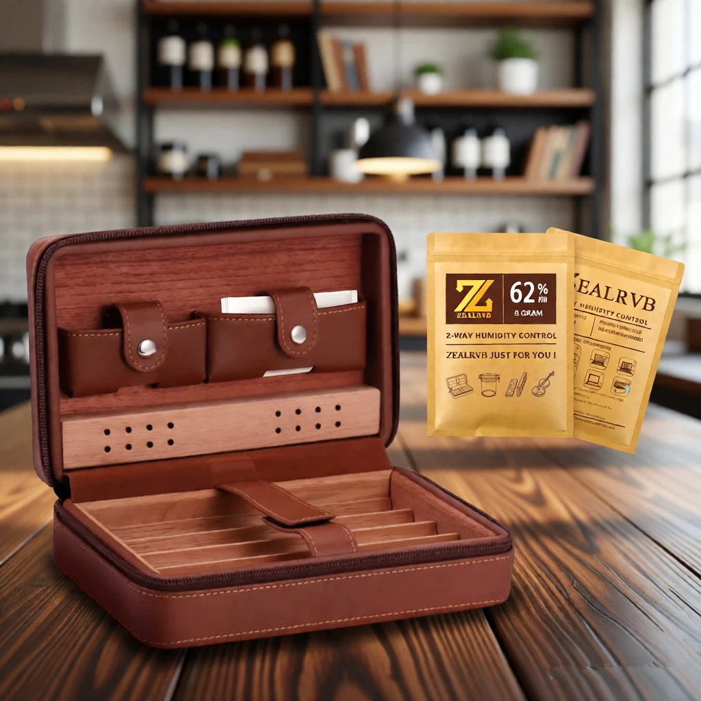 Humidor Humidity Packs 10 Pack, 8g | 2-Way 62% 69% RH Control for Cigar ZEAL Humidor Relative Humidity Packs