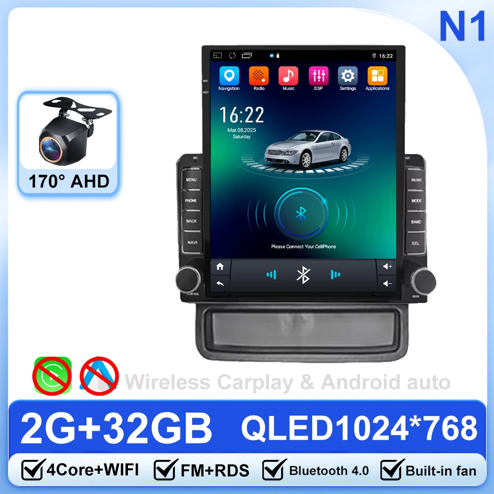 9.7 inch Android 15 Voor Renault Trafic 2 Voor Opel Vivaro EEN Voor Nissan primastar 2006-2014 Auto Radio auto multimedia speler GPS