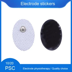 Mini Button Electrode Pad Patch Sticker Pulse Low Frequency Massager Electrode Stick Self-adhesive for TENS Physiotherapy