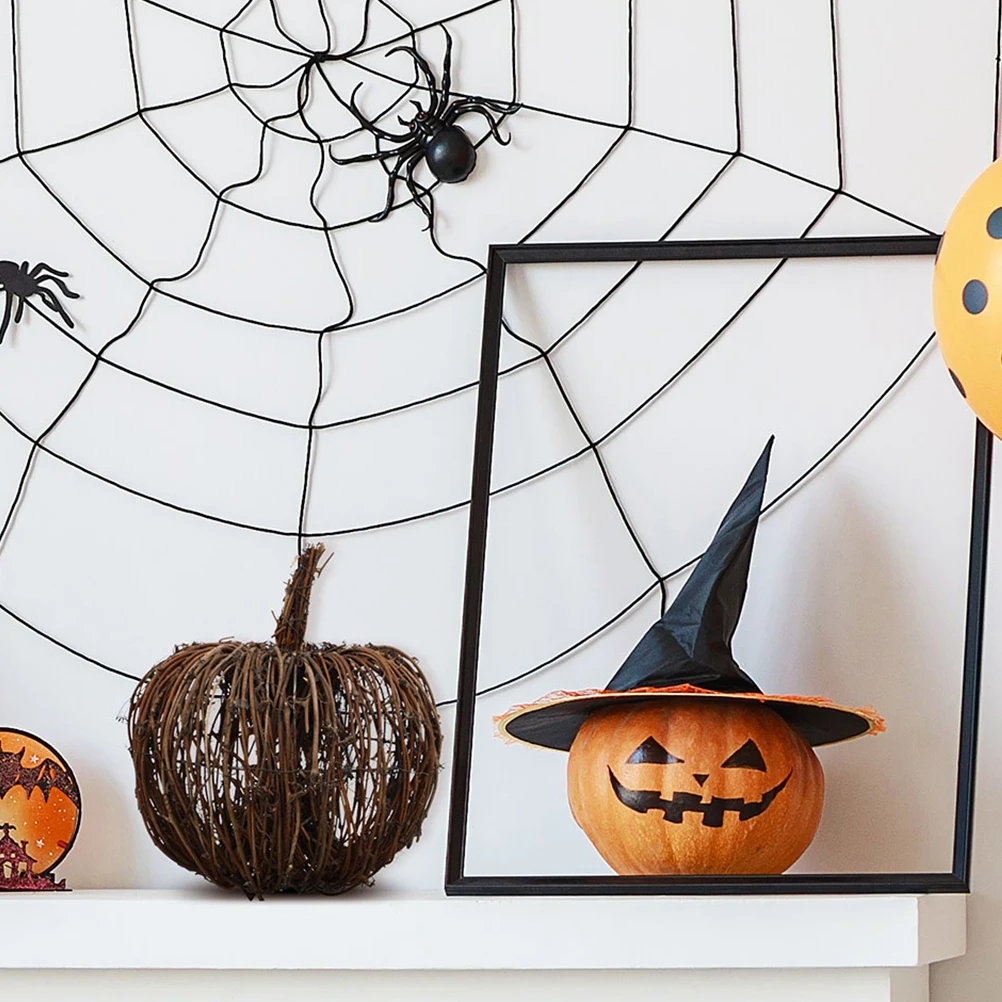 

2 Pcs Decor 15CM 20CM Diameter Pumpkin Halloween Pumpkin Decor nament Craft nament Home Halloween Thanksgiving Layout Item
