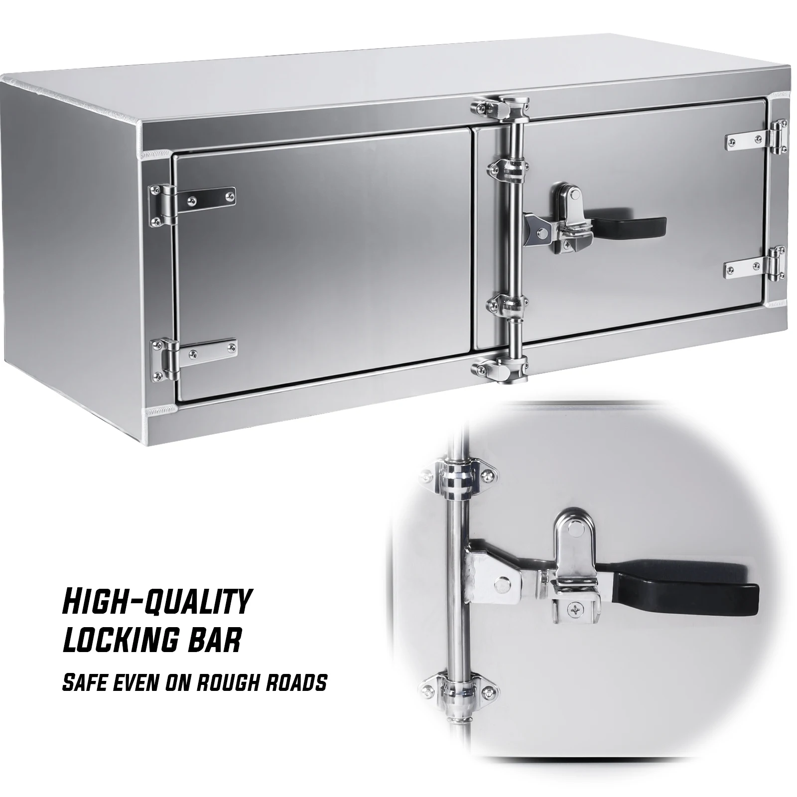 

Ящики для инструментов под кузов, боковые, с замком Cam Lock, двойные распашные двери, 60x18x18/48x18x18 дюймов, для использования на платформах и прицепах