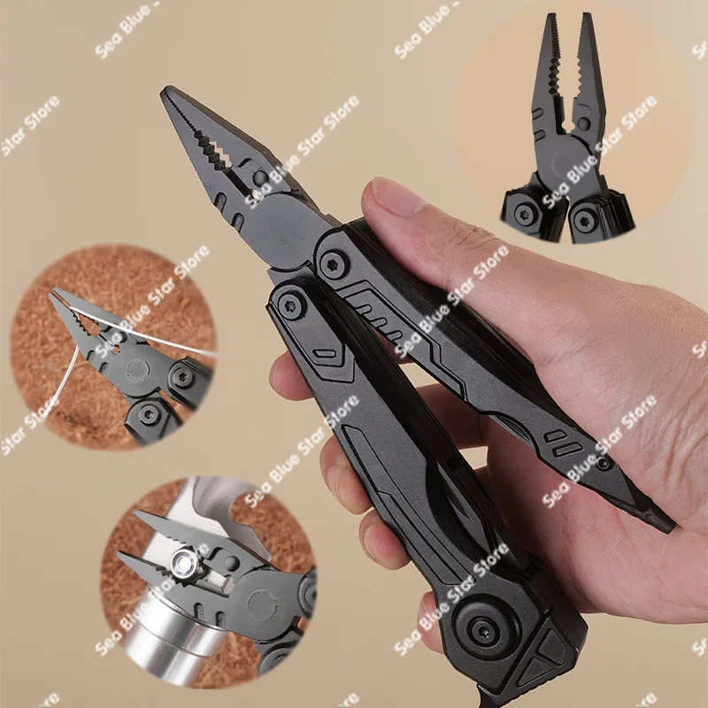 Multifunctional Nailing Pliers Batch Hammer Outdoor Camping Home Repair Batch Combination Tool