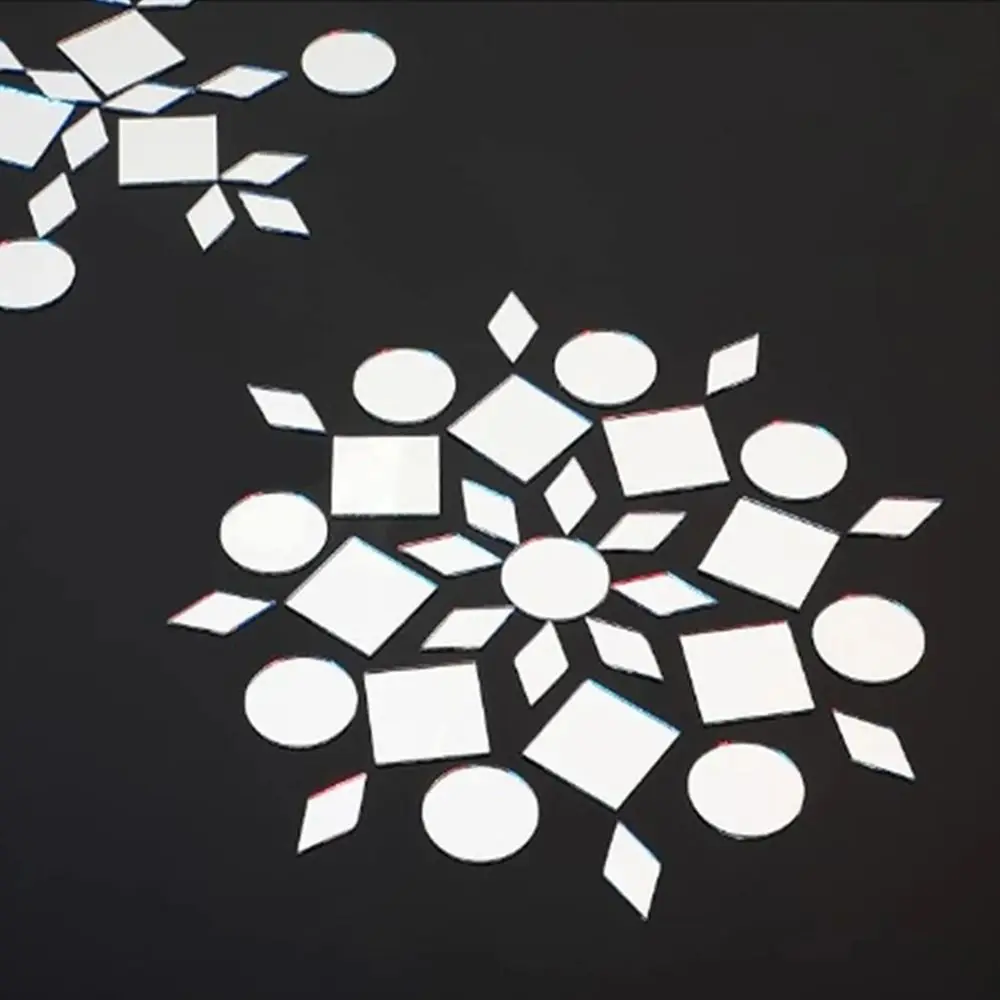 200PCS Multi Shape DIY Craft Mirror Stickers Acrylic Round Square Triangle Mirror Tiles Decals Adhesive Backing DIY Accessories