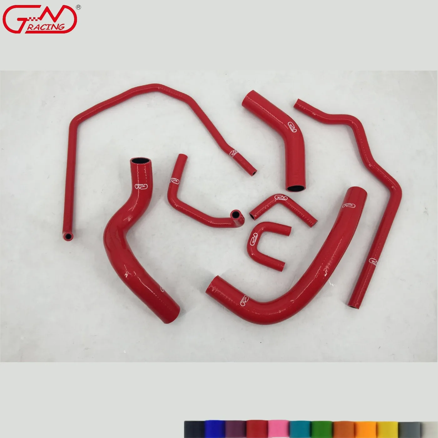 

JNRACING Fit 2004-2014 Nissan Titan Armada Infiniti QX56 5.6L V8 Silicone Radiator Coolant Hose Kit