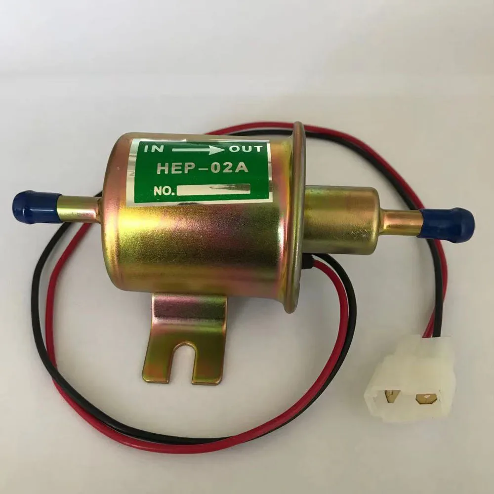 

12V HEP02A Low Pressure Electric Fuel Pump Universal Inline Electric Pump HEP-02A