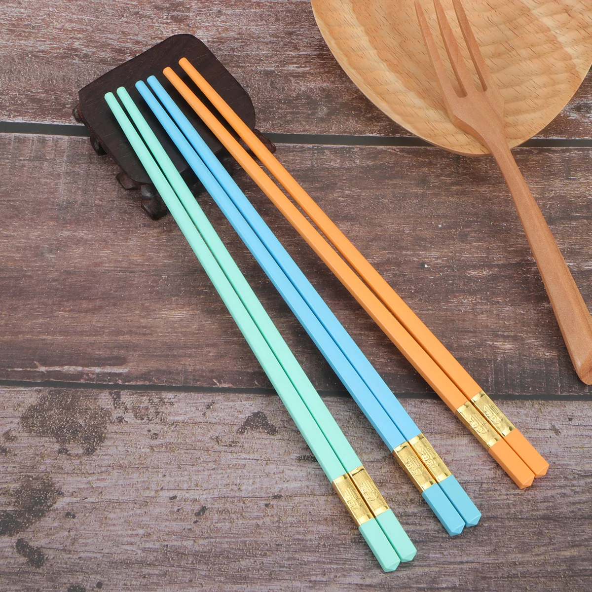 

High Temperature Resistance Chopsticks 24Cm Long Household Smooth Surface Anti-Scald For Home Hotel Restaurant Kitchen
