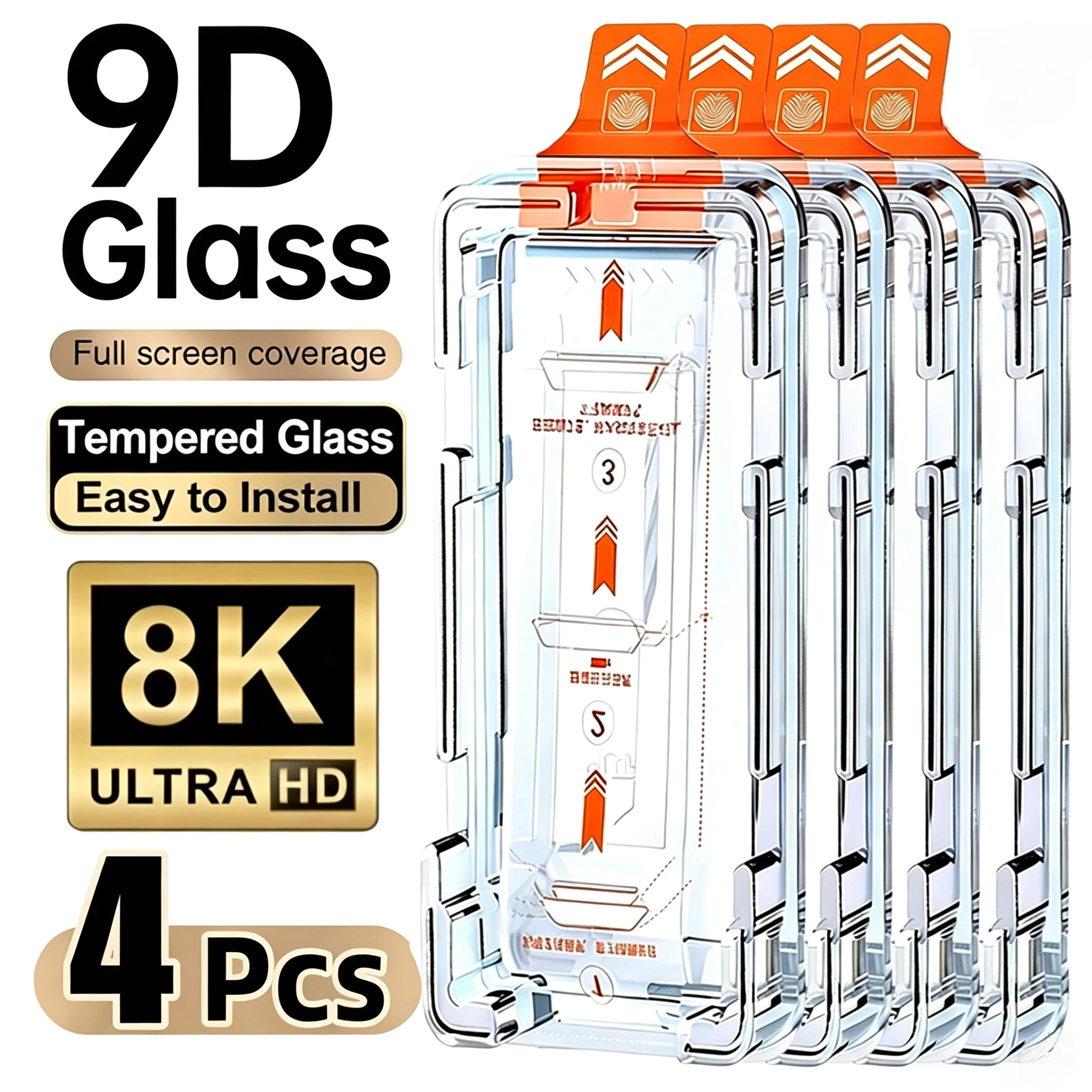 4PCS Screen Protector For Samsung Galaxy S25 S26 Ultra S24 FE S23 S22 A56 5G A57 A37 A17 A36 A27 A16 A26 A55 A54 Tempered Glass