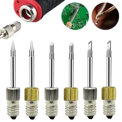 Soldagem USB ferro de solda cabeça substituições, rosca solda ponta, interface USB, B C K tipo para E10