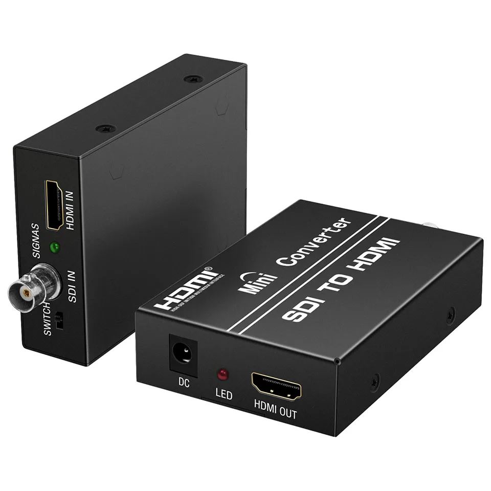 SDI HDMI do HDMI konwerter przełącznik Full HD 1080P HDMI 1.3c i HDCP dla kamera Monitor do komputera