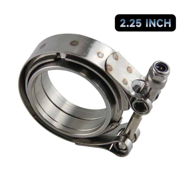 

V Band Clamp Turbo Female Male Flange 2.25" Inch 57mm Downpipe Stainless Steel