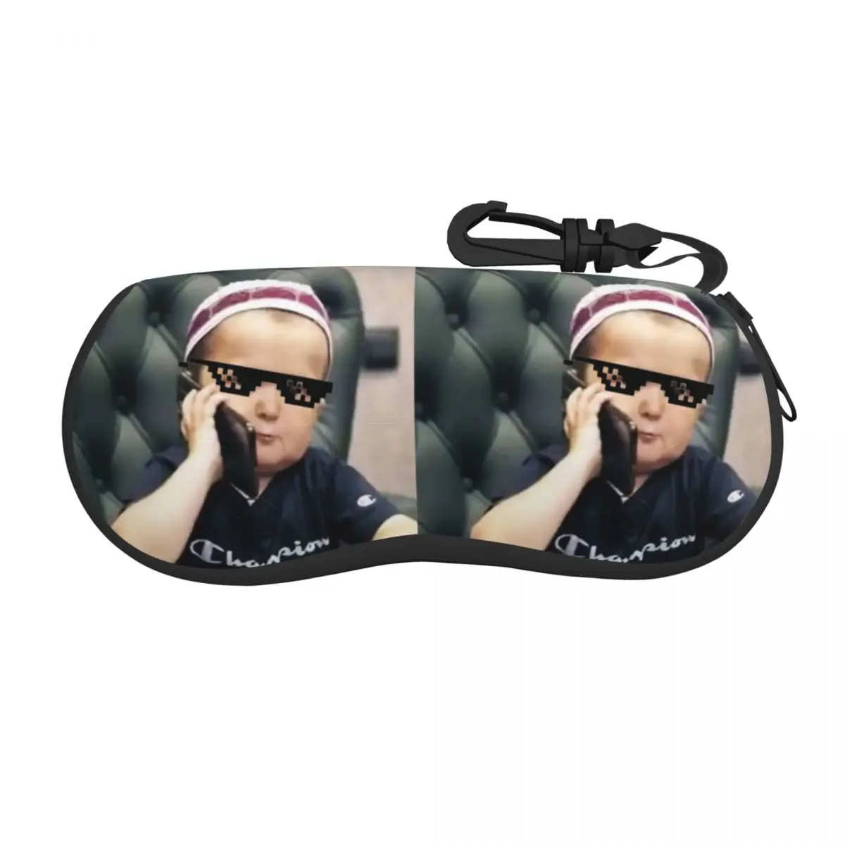 

Hasbulla Eyeglass Glasses Case Men Women Soft Sunglasses Protective Box
