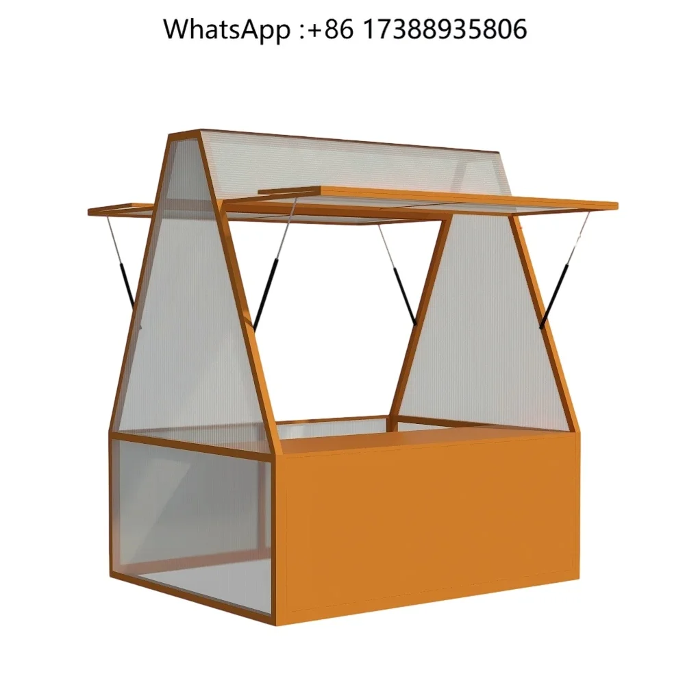 H70 Outdoor Market Activities Street Vendors Night Market Food Stalls Mall Promotional Display Stands Movable Booths