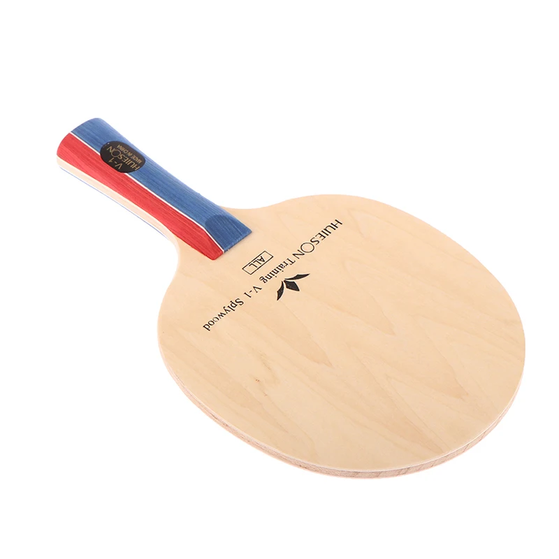 5겹 순수 목재 훈련 탁구 라켓 베이스 플레이트 경량 탁구 배트 탄소 블레이드 합판 DIY 패들 Accs