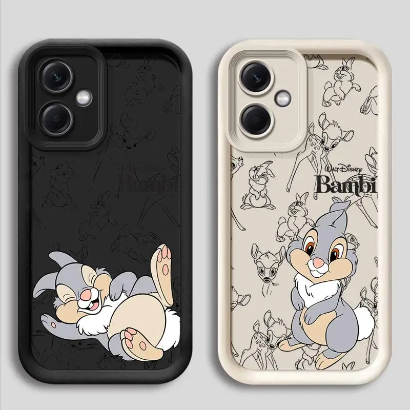 Capa de escada olho de anjo para xiaomi redmi 11 10 pro 13 12 12c a1 plus poco x3 nfc capa de telefone silicone funda disney anime bambi