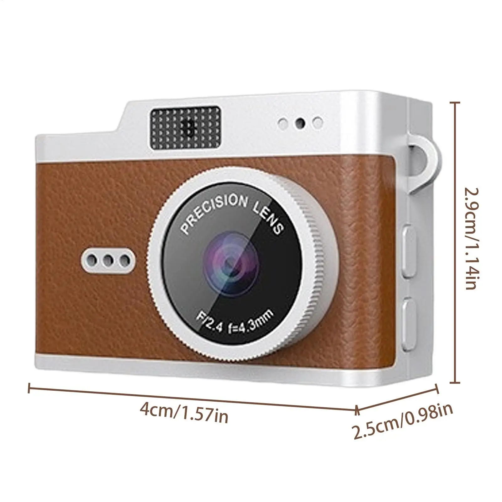 كاميرا رقمية صغيرة محمولة 3 مرشحات كاميرا فيديو مدمجة كاميرا مسجل عتيقة للمبتدئين البالغين والأطفال والأولاد والبنات والسفر