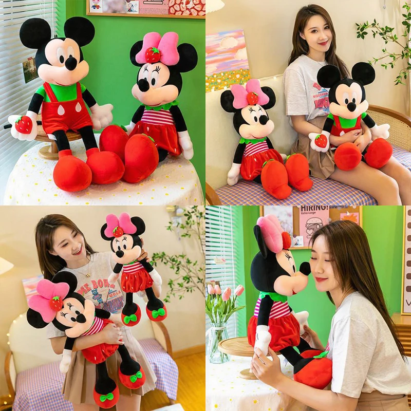 Jouet en peluche Qiqi Nini fraise de dessin animé mignon, joli oreiller pour Couple et enfants, décoration de maison, cadeau d'anniversaire pour filles et enfants