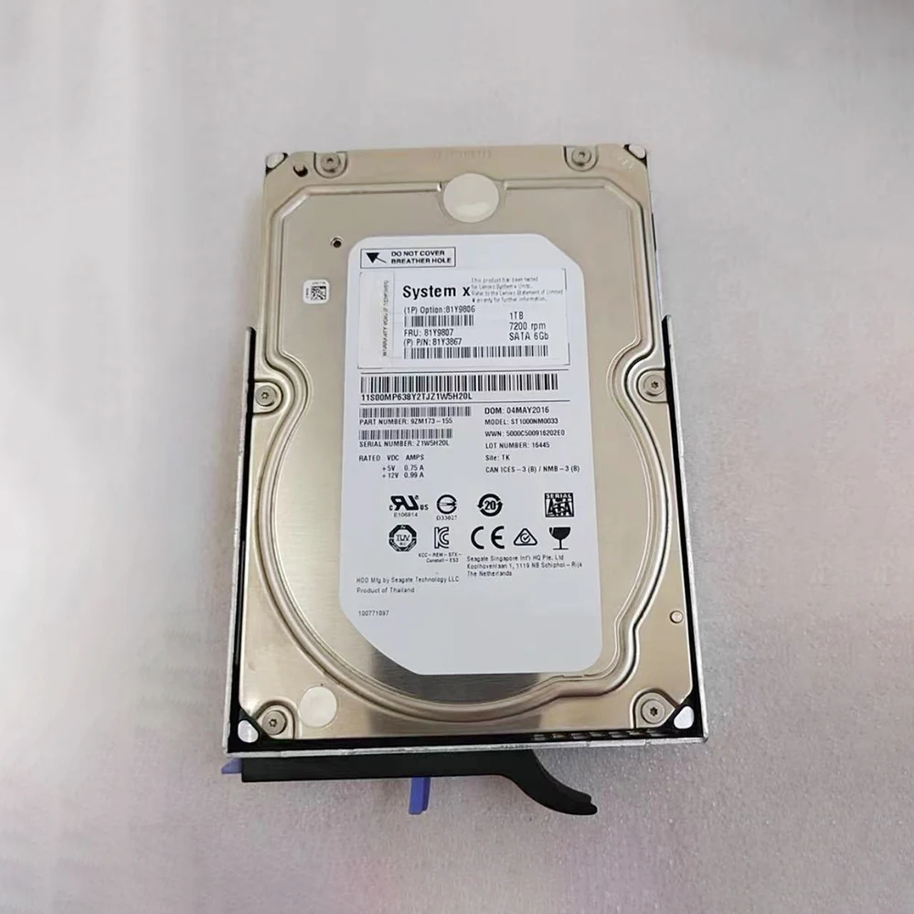 For IBM Server Hard Disk X3650M4 1T SATA 7.2K 3.5