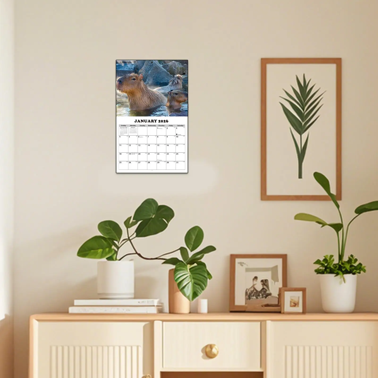 

Wall Calendar 2026-2027 Anti Ink Bleed Personal Planner 13 Months Wall Calendar January 2026 With Julian Dates For Home School