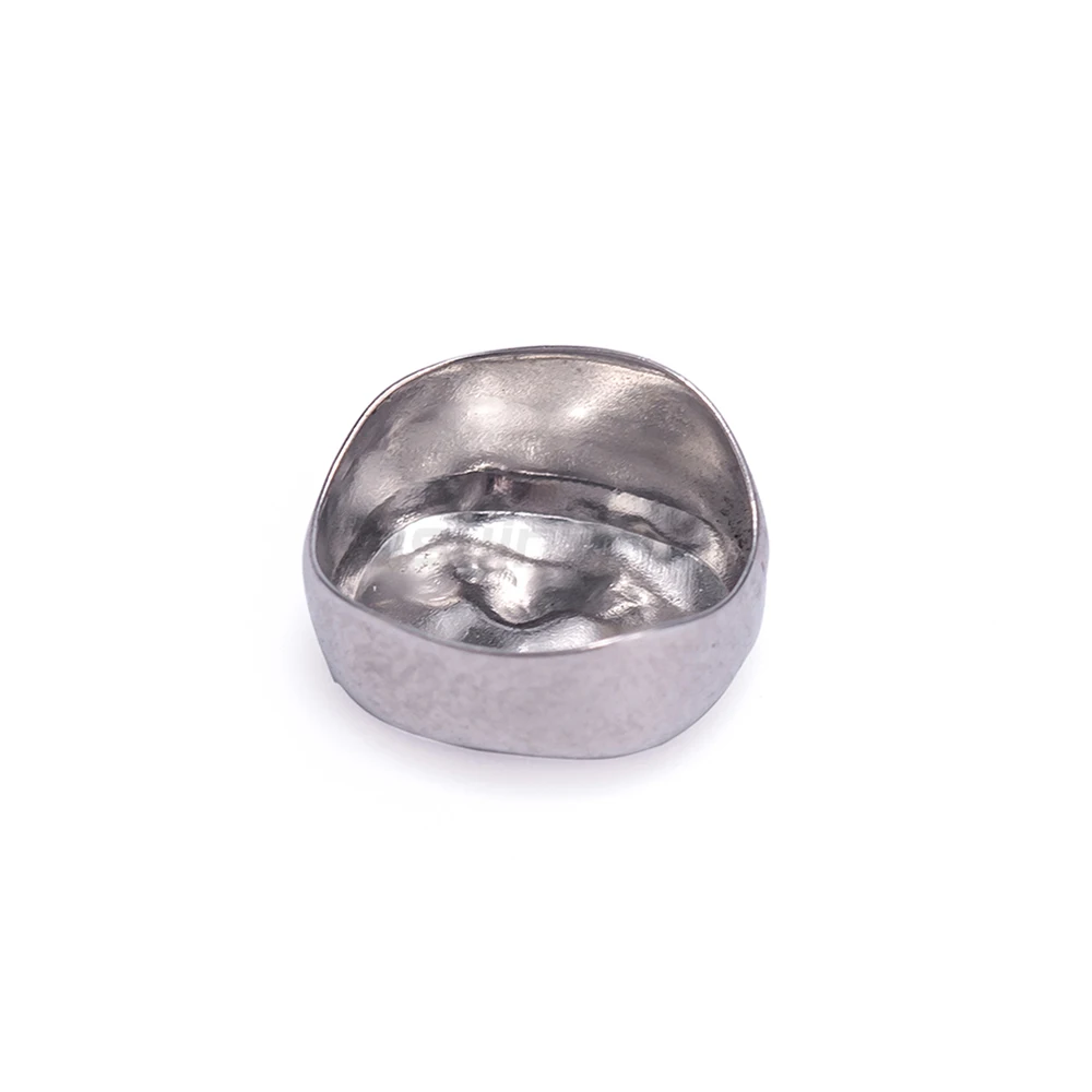 12pcs ทันตกรรมชั่วคราว Crowns E3 E4 E5 D3 D4 D5 1st 2nd Preformed สแตนเลส Pedo Molar Crown ชุดเติมทันตกรรม Pediatri