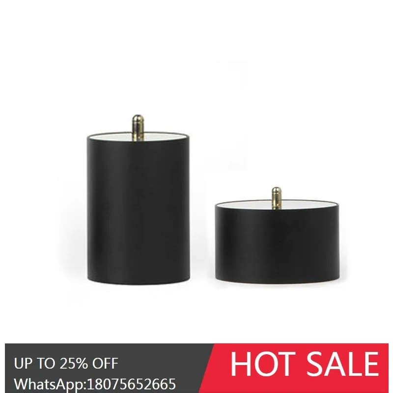 

SGF casual Modern scandinavian Metal Round Cover Decorative Box Jewelry Storage Box