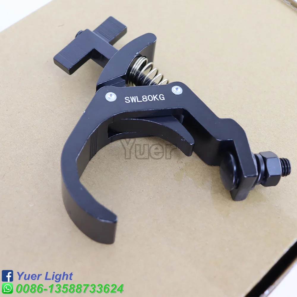 Imagem -06 - Alumínio Moving Head Light Clamps Stage Conjunto Parte Gancho 80kg de Diâmetro 3860 mm 10 Pcs Lote