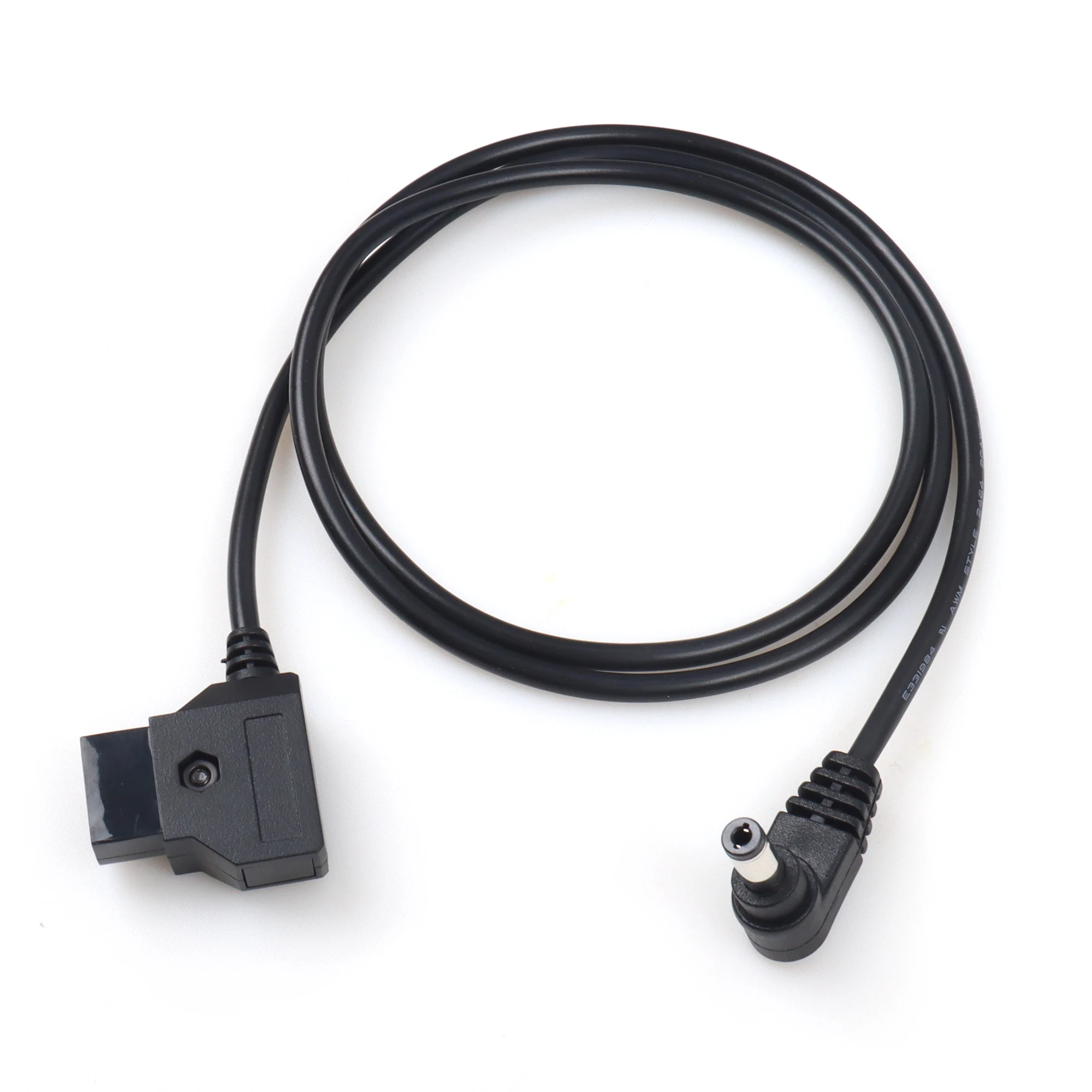 LANO D Tap to DC Angle Male Power Cable for DSLR Rig Camera Monitor V-Mount Anton Power Cord