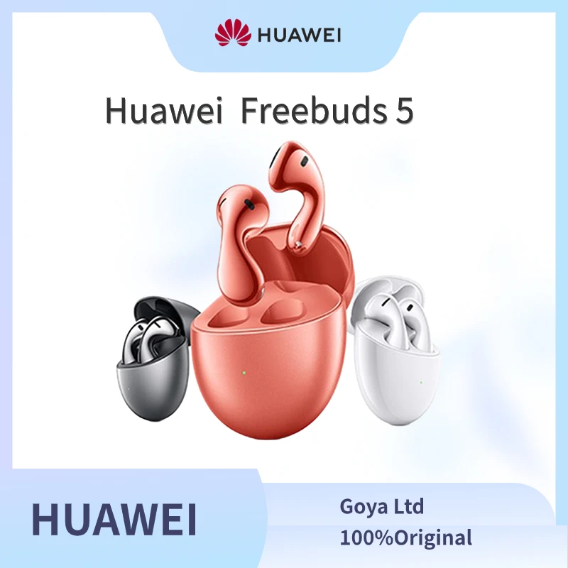 

Original Huawei Freebuds 5 Headphones 2 HD Audio Certification Earphones Wireless Bluetooth TWS Earbuds Noise Reduction Headset