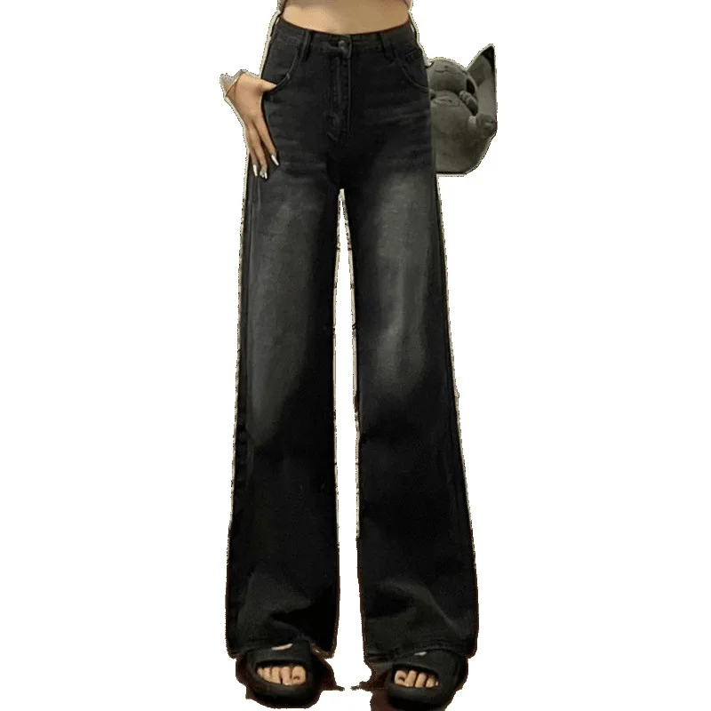 Damskie dżinsy z haftem, ćwiekami, nitami, łańcuszkami, koralikami, frędzlami, cekinami i perłami, modne spodnie jeansowe w stylu gotyckim, punkowym, emo i goth.