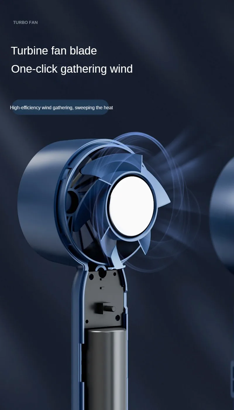 Najnowszy ręczny wentylator Wentylator USB z możliwością ładowania Mini wentylator Przenośne biuro domowe