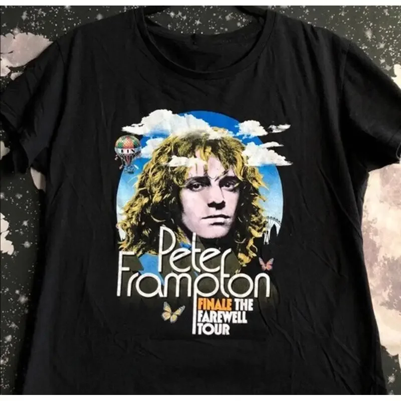 Finale The Farewell Tour Peter Frampton T Shirt Black S 5XL UU220