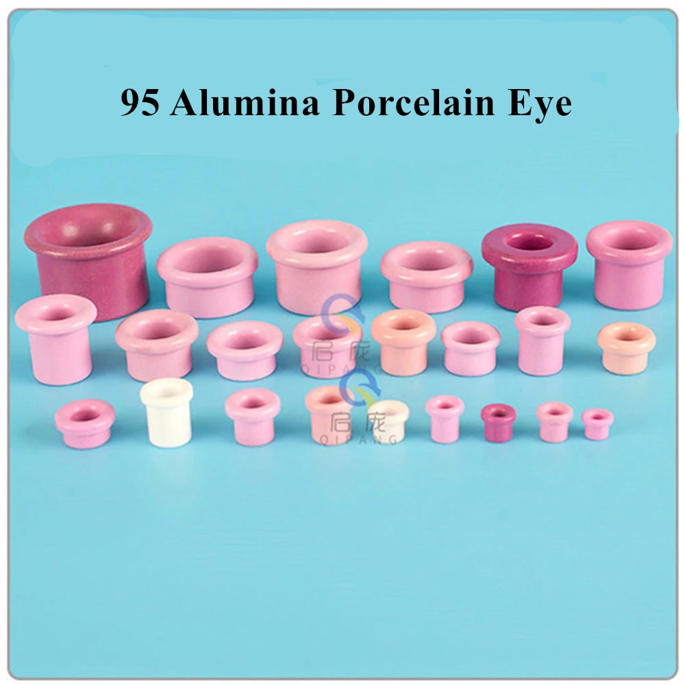 95 Alumina Wear-Resistant Porcelain Eye Ceramic Stranding Machine Stranding Copper Textile Ceramic Beads Porcelain Beads