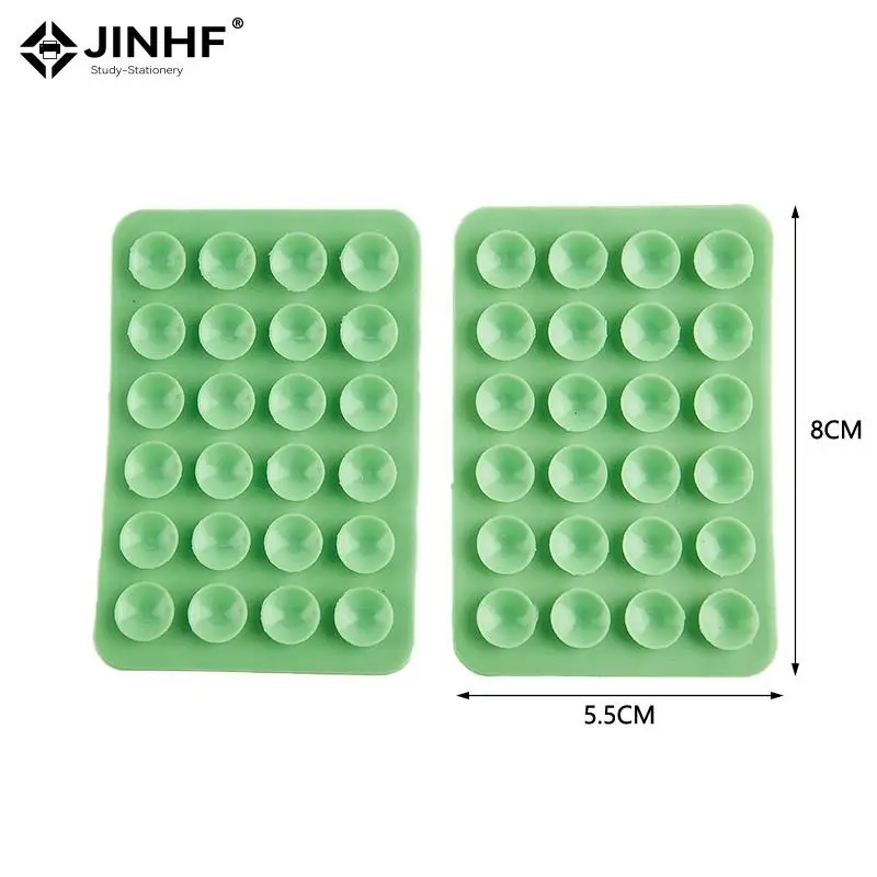 1pc Back Sticker Silicone Suction Pad For Mobile Phone Fixture Suction Cup Backed Adhesive Silicone Rubber Sucker Pad For Fixed image 6