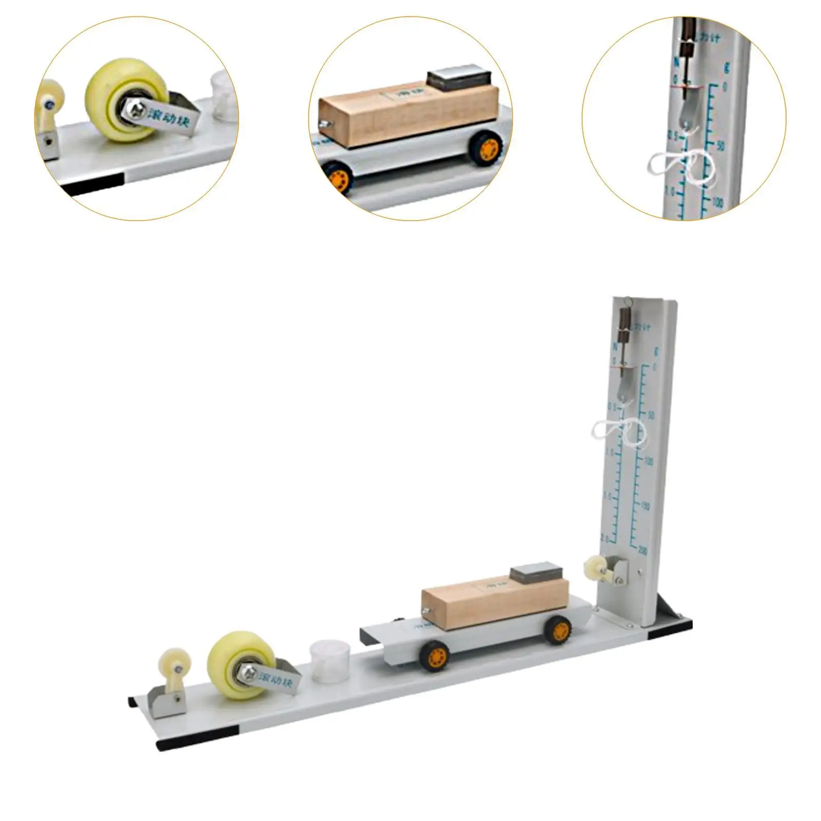 Friction Demonstrator Teaching Props Physics Education Kit DIY Experiment Educational Toy for Middle School Children