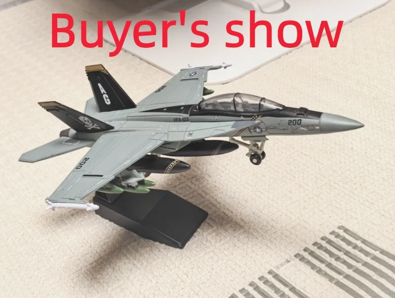 1/72 Kreative Militär-Serie Bausteine F/A-18 Hornet Angriffsjet Mehrzweck-Kampfflugzeug Spielzeug für Weihnachtsgeschenke – Detail 9