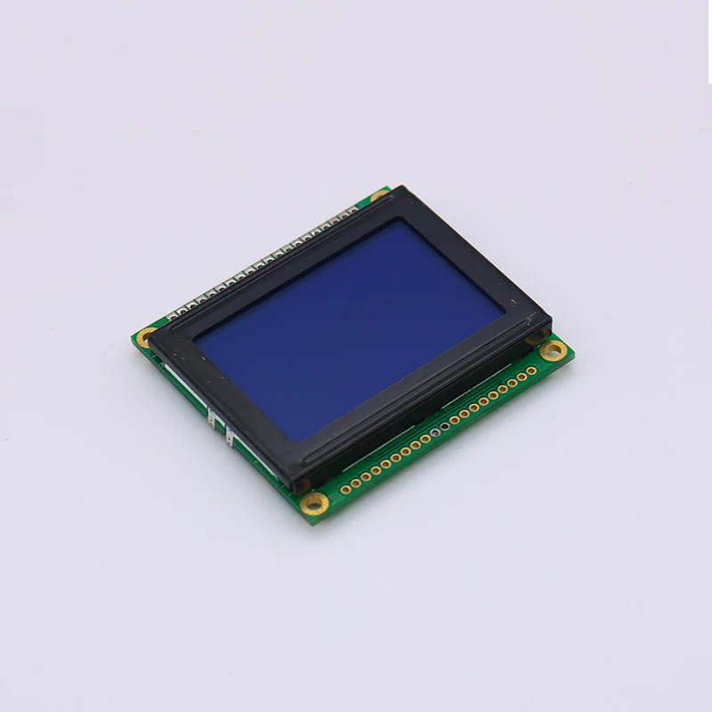 128x64 DOTS LCD modul 5V layar biru module Graphic Dots modul LCD KS0107