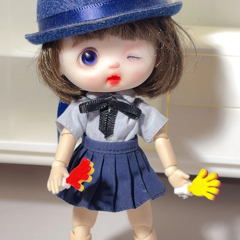 3pcs Dollhouse Miniature Hand Clappers Birthday Party Favors Accessories For Doll House Decor Kids Pretend Play Toys Gift