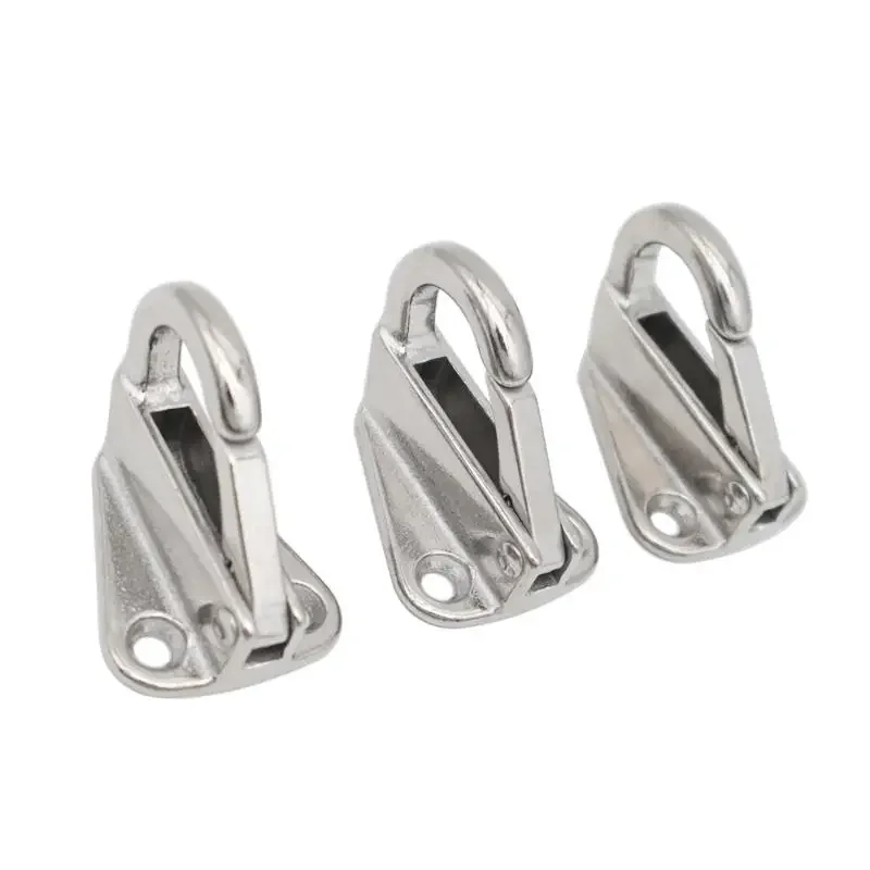Duty Corrosion Resistant Clip for Boat Fenders 316 Stainless Steel Marine Spring Snap Hook Heavy  4pcs