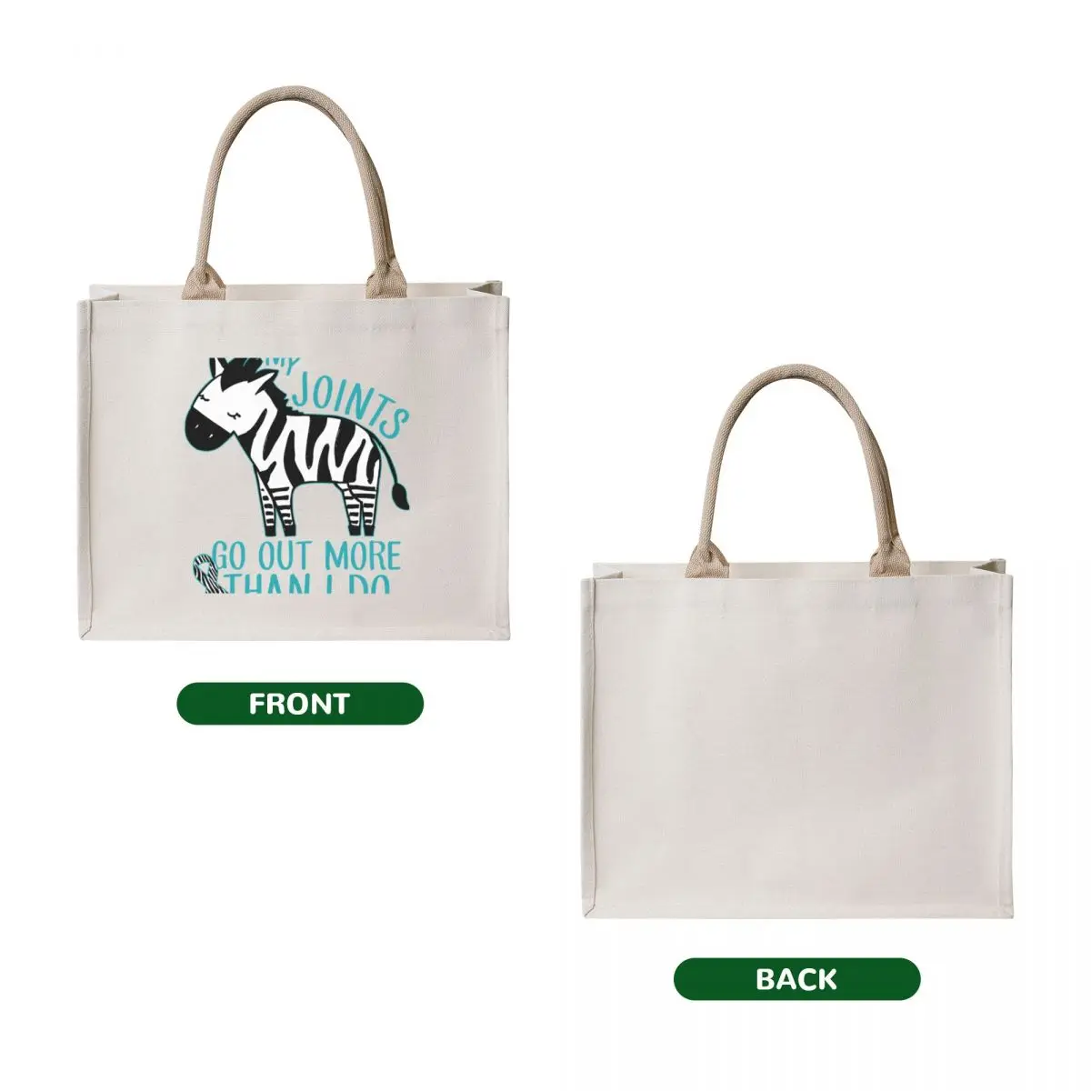 Ehlers-Danlos: Joints Go Out More Than I Do Tote Bag sac pour femme Shopper bag canvas tote bags