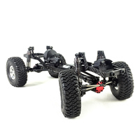 TFL 1/10 RC Crawler Remote Control Car  SCX10-II T-11 CNC Metal Chassis 313MM WB W/O Shell Outdoor Toys For Boy Gift TH01741