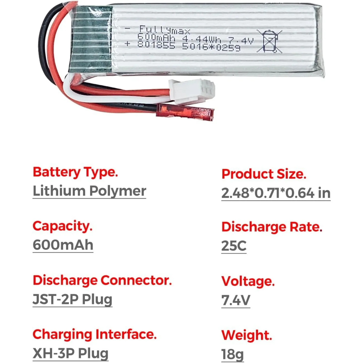 2 peças 600mah bateria li-po com 2 carregadores usb, kit de bateria recarregável compatível com avião wltoys a280 a160 a300 xk rc