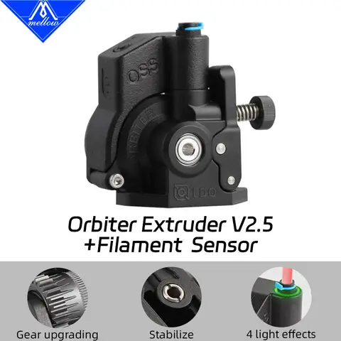 Mellow LDO Orbiter Extrusora V2.5 + Sensor de Filamento Inteligente - Actualización de Impresora 3D DIY |   Detección automática de apagado de filamentos