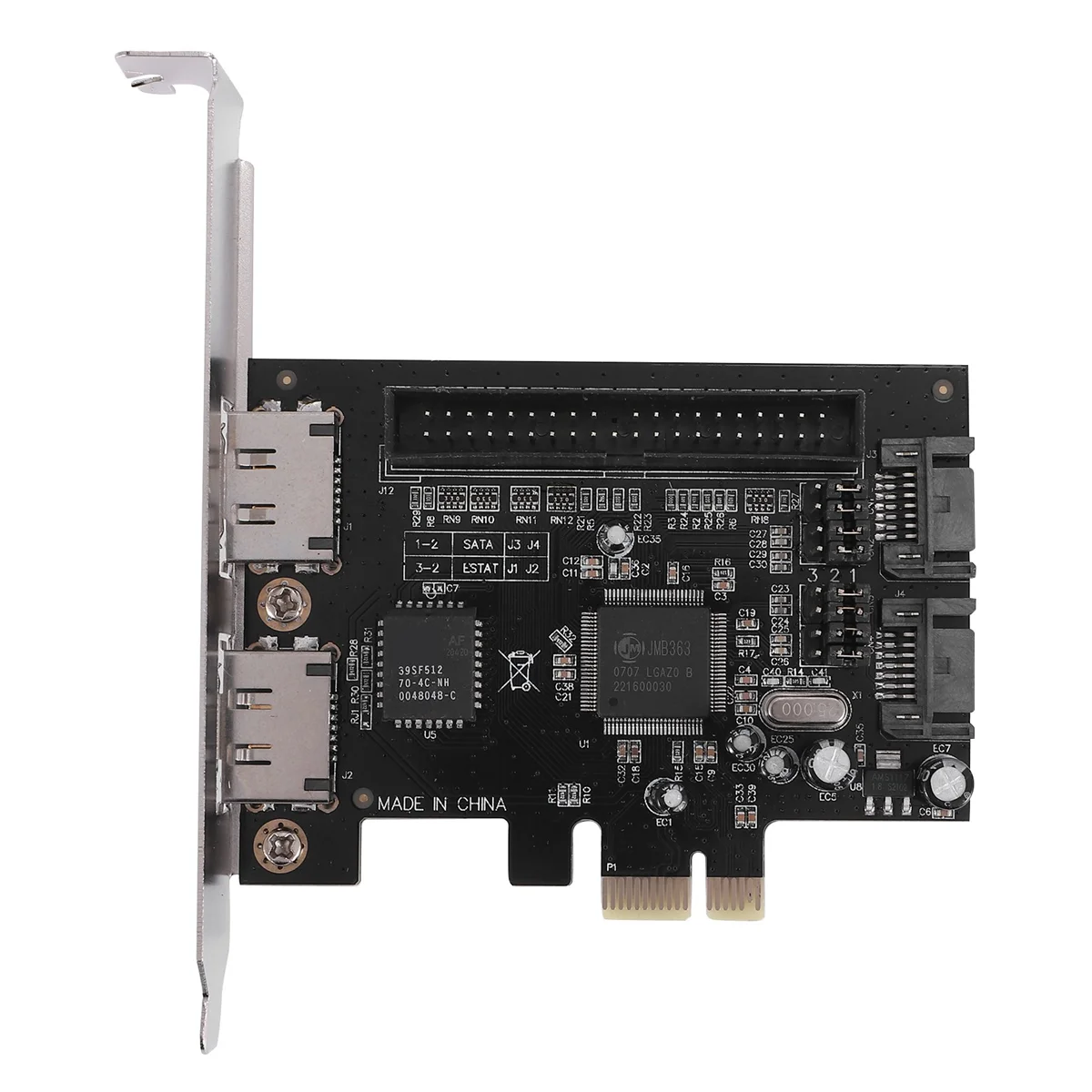 PCI to SATA Controller PCI to Ide PCI-E to 2Sata IDE Jmb363 Disk Array Card Express Expansion Card Adapter