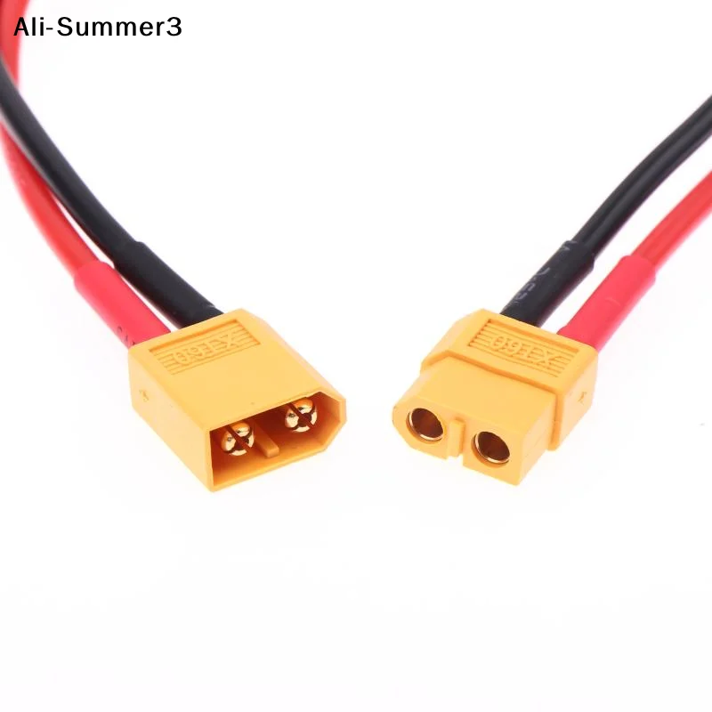 2025 1 szt. Przełącznik zasilania ESC do samolotów RC i samochodów, złącze XT60 XT90 T-Plug, włącznik/wyłącznik, przewód 12/14AWG, wysoki prąd, duża obciążność