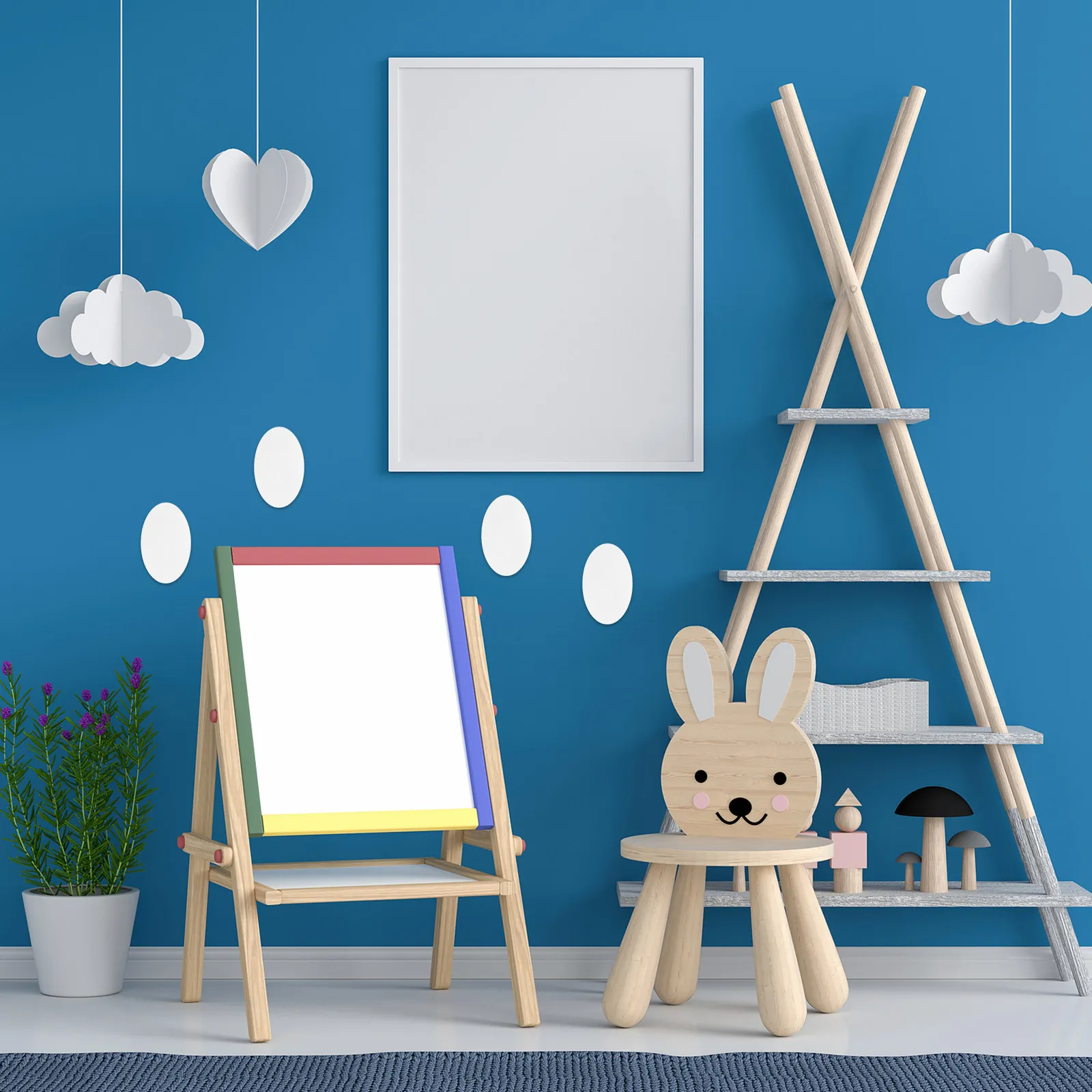 10Pcs Safety Shatterproof Acrylic Mirrors Oval 4x6 Inch Self Adhesive Wall Decor for Nursery Classroom Bathroom
