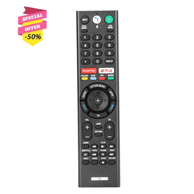 

RMF-TX310U Voice Remote Control For Sony 4K Smart TV XBR-55A8F XBR-65A8F XBR-65Z9F XBR-75Z9F XBR-55A8G XBR-65A8G XBR-43X800G