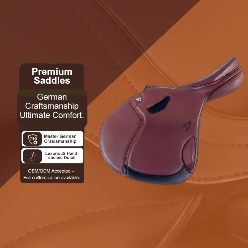 

double deep seat, balanced grip, suitable for equestrian performance, training, obstacle course, cross country