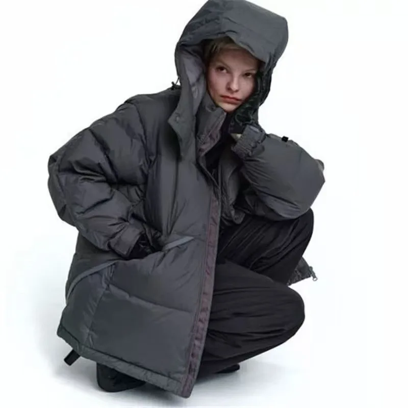 

DW PIER39 25FW Casual Outdoor Functional Waterproof Detachable Hood Warm down Jaet Trendy Polyester Fiber Youth Faion