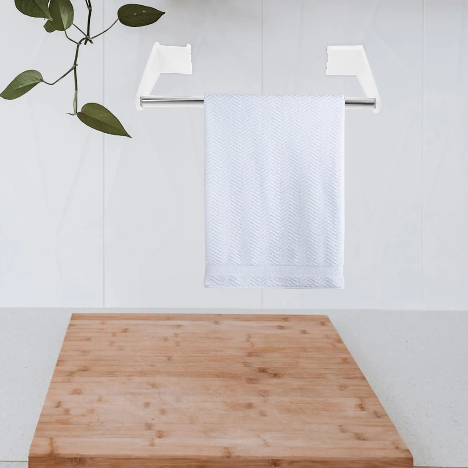 

Pegboard Towel Holder ABS Stainless Steel Sturdy Dishcloth Holder Peg Board Storage Solution