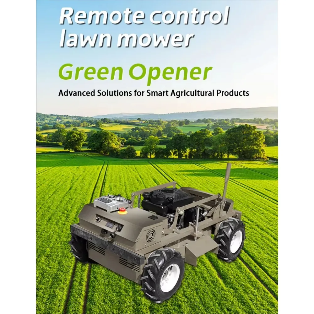 Lawn mower manual start 600mm  robot   rc mulcher