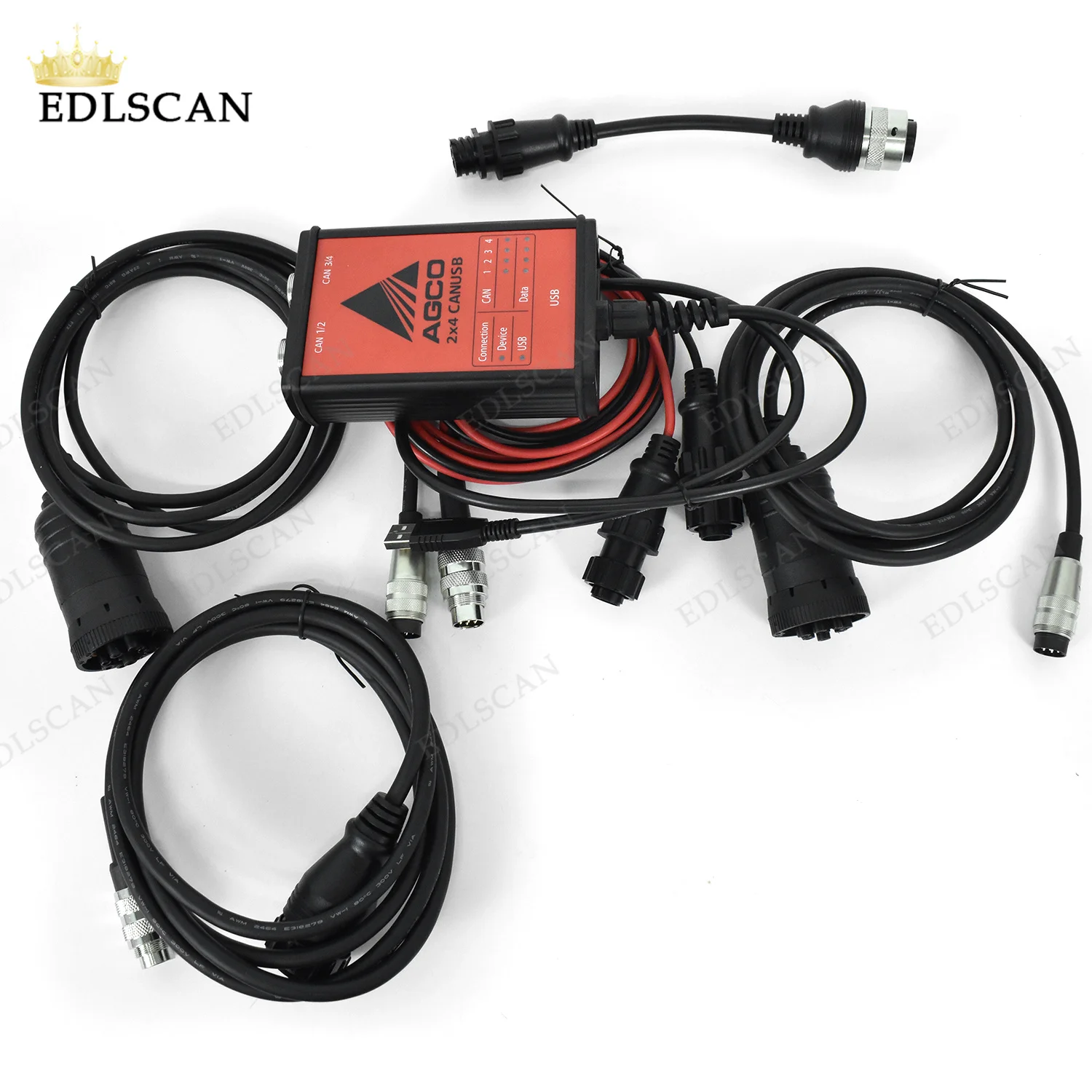 

2024 Heavy Duty Agricultural Tractor Diagnosis Scanner For AGCO CANUSB EDT FENDT Interface FenDias Electronic Diagnostic Tool